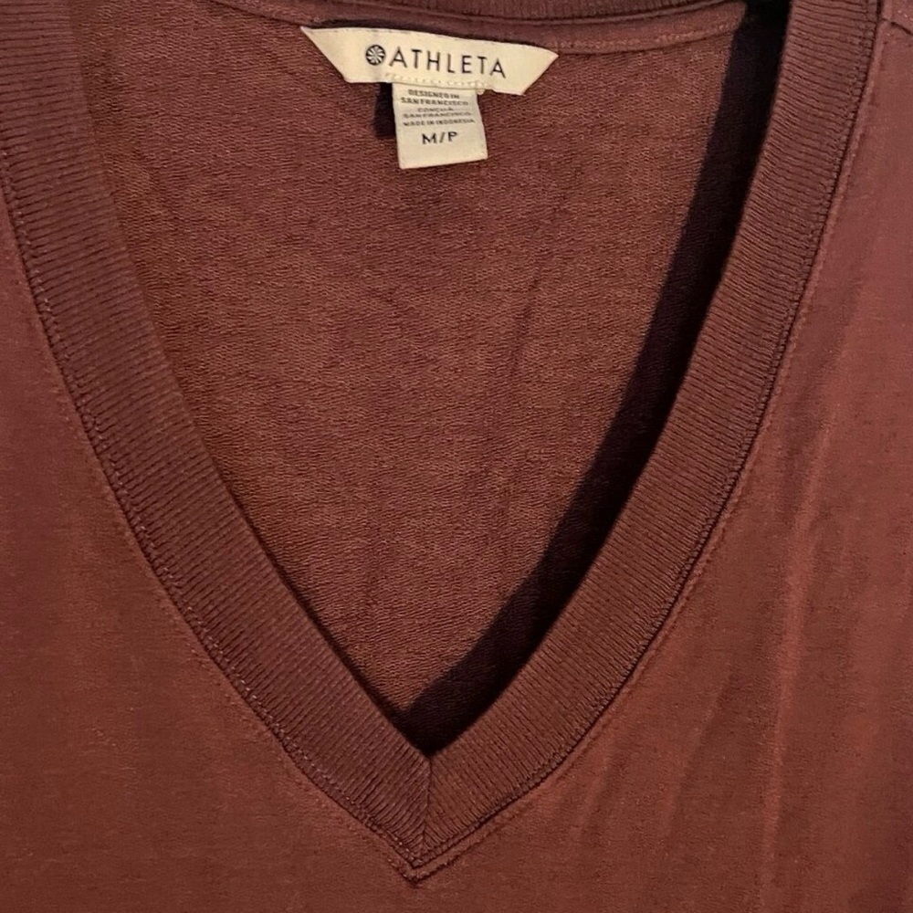 Athleta Step Forward Sweatshirt Tee Medium Petite MP - Picture 4 of 7